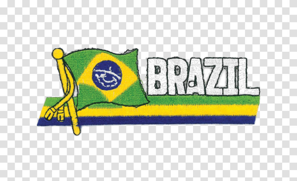 Brazil Flag Patch Illustration, Label, Sport, Alphabet Transparent Png