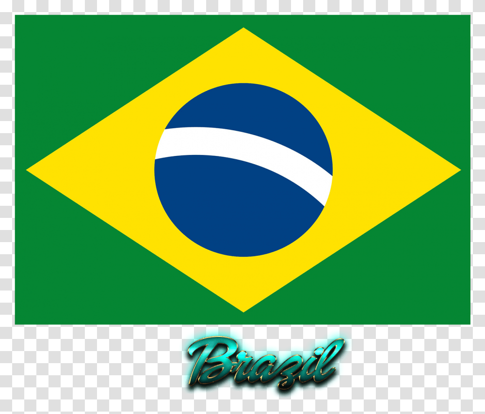 Brazil Flag Photo Graphic Design, Logo, Trademark, Light Transparent Png