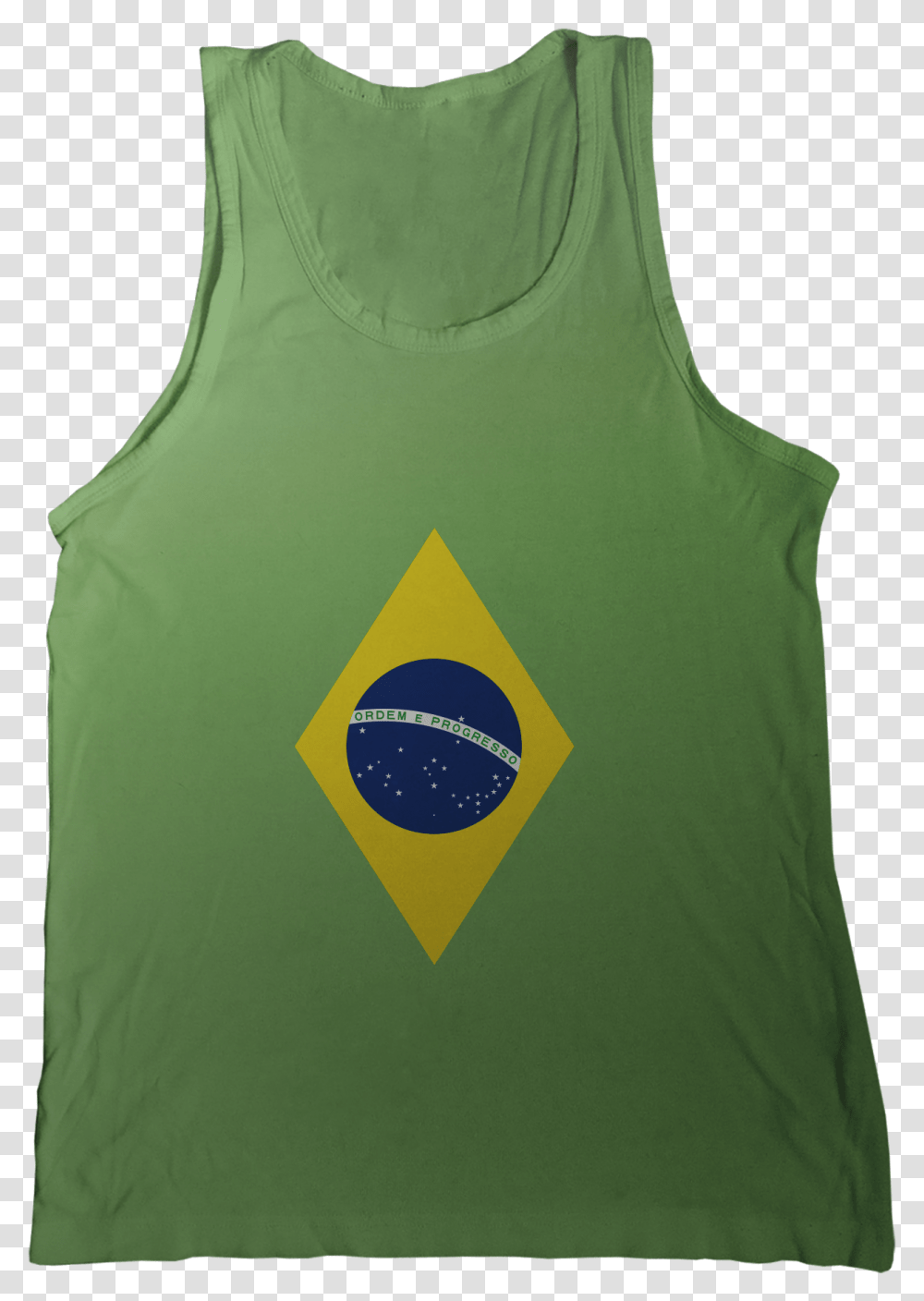 Brazil Flag Tank Top Flag Of Brazil, Apparel, Undershirt, Dress Transparent Png