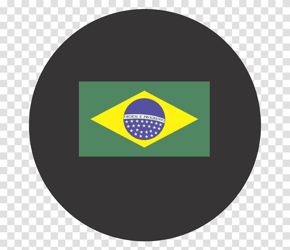 Brazil Flag Tire Cover Circle, Logo, Symbol, Trademark, Emblem Transparent Png