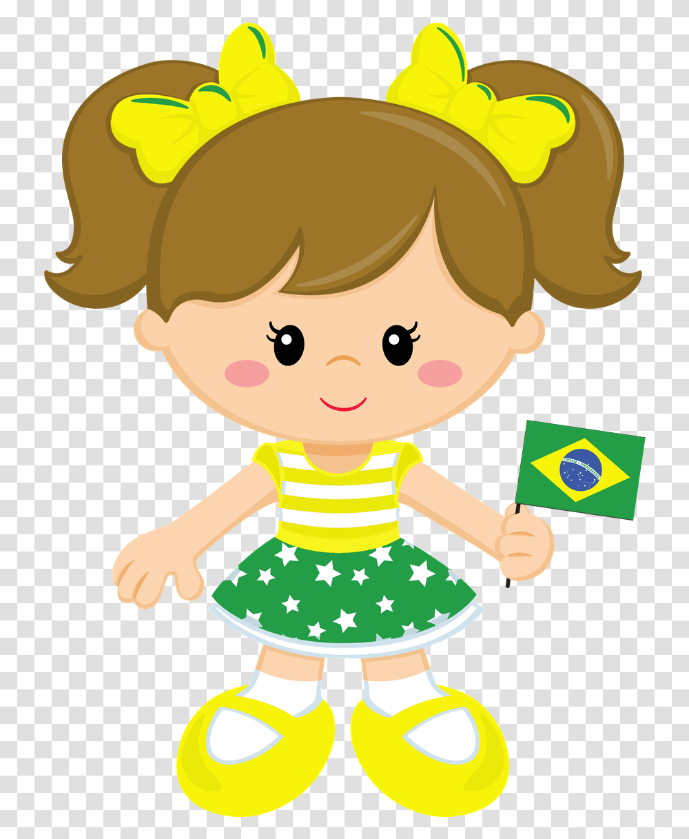 Brazil Flag, Toy, Doll, Elf Transparent Png