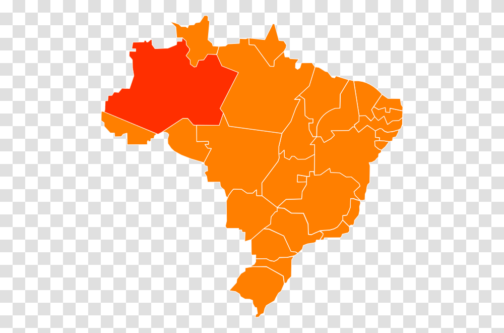 Brazil Map, Diagram, Plot, Atlas, Bonfire Transparent Png