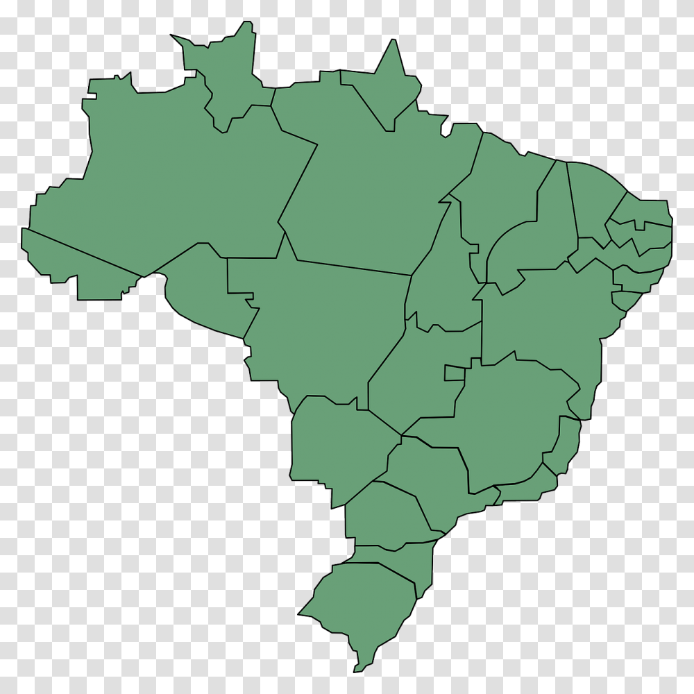 Brazil Map, Diagram, Plot, Atlas, Plant Transparent Png