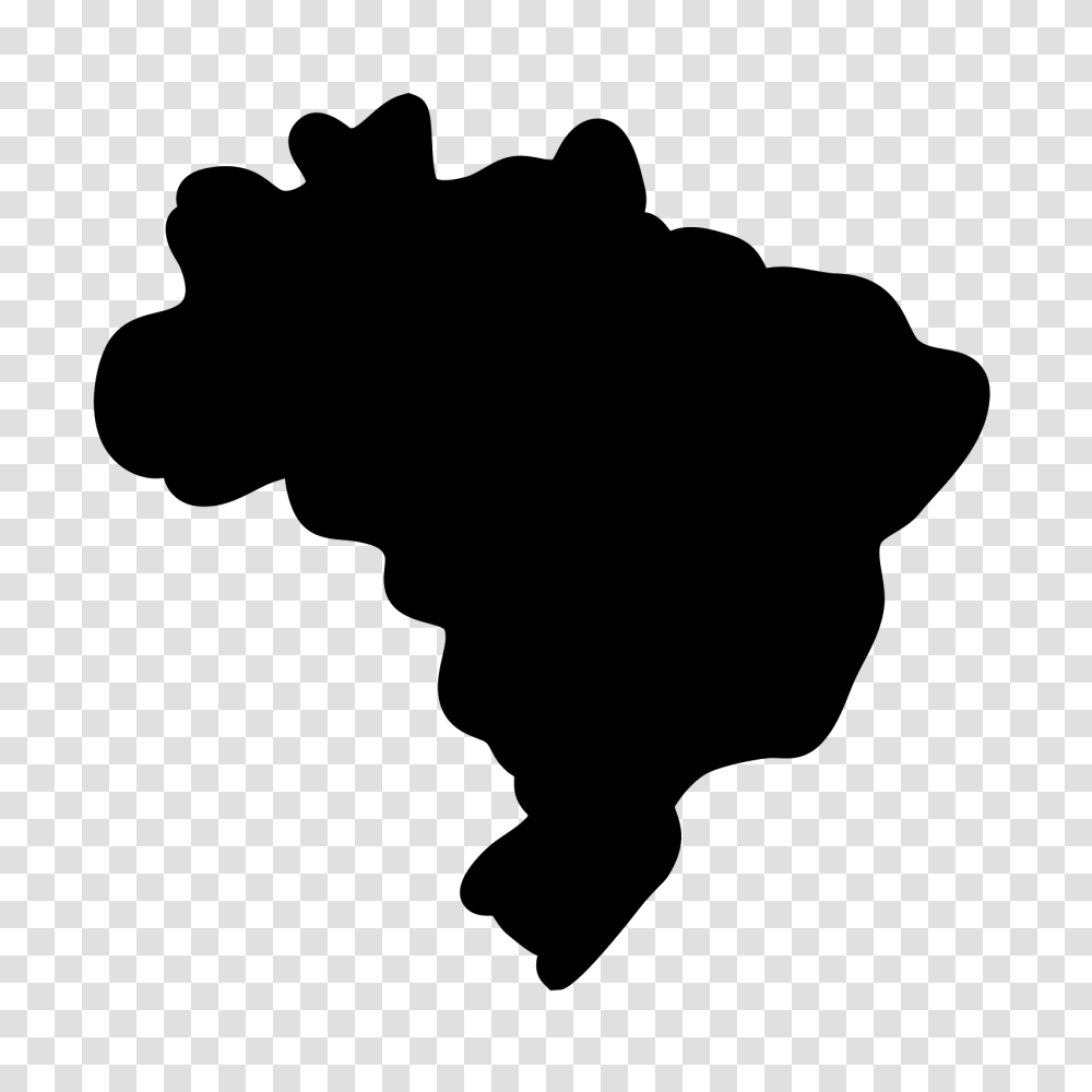 Brazil Map Filled Icon, Gray, World Of Warcraft Transparent Png