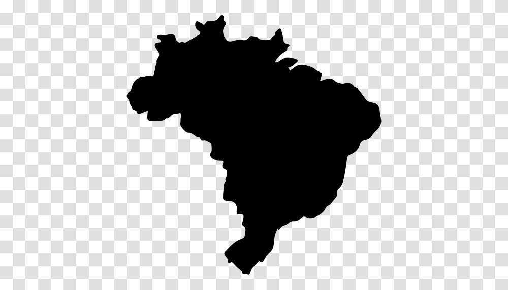 Brazil Map, Silhouette, Stencil, Person, Human Transparent Png