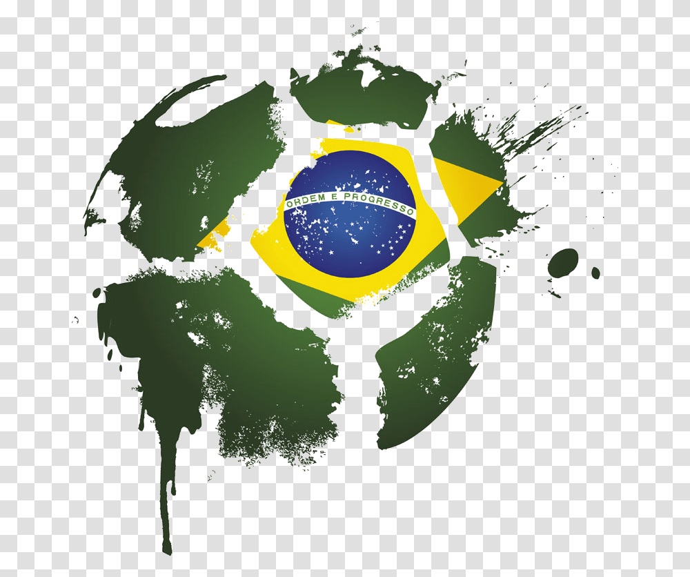 Brazil National Football Team Logo Football 1000901 Football Brazil Logo, Symbol, Trademark, Leaf, Plant Transparent Png