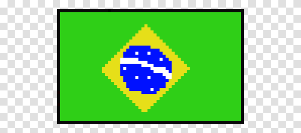 Brazil Pixel Flag, Pac Man, First Aid Transparent Png
