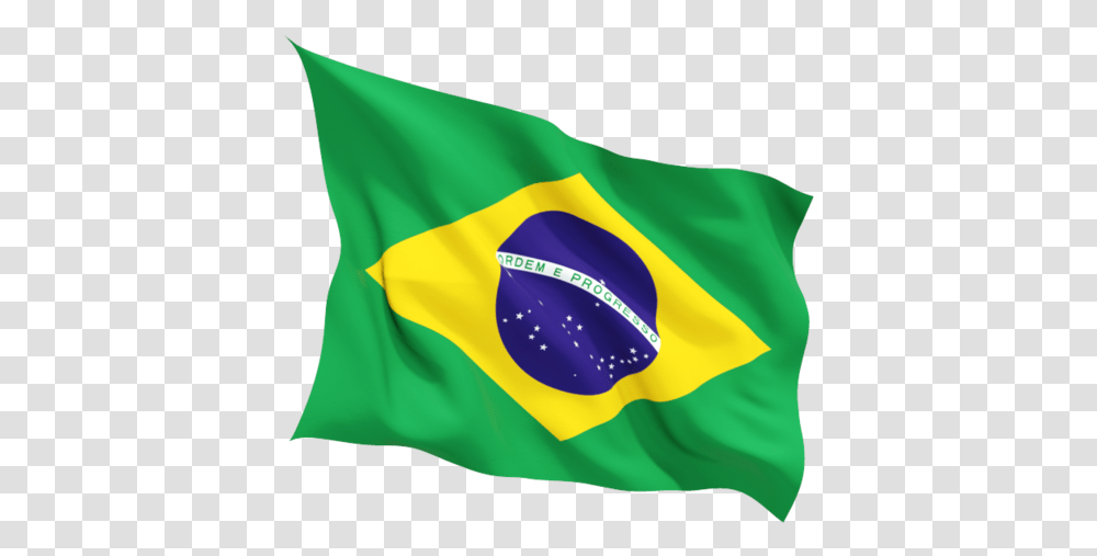 Brazil Waving Flag, American Flag, Hat Transparent Png