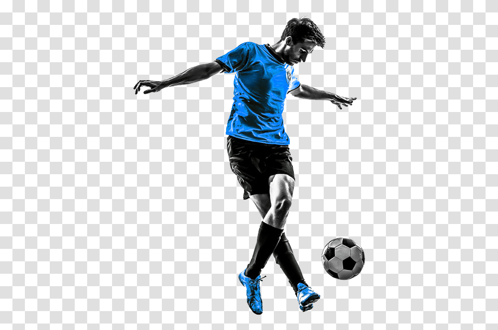 Brazilian Soccer Football Player Young Man Silhouette, Soccer Ball, Team Sport, Person, People Transparent Png
