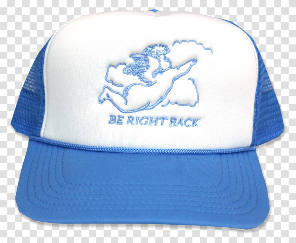 Brb Angel Trucker Blue - Wub Wheel Company For Baseball, Clothing, Apparel, Baseball Cap, Hat Transparent Png