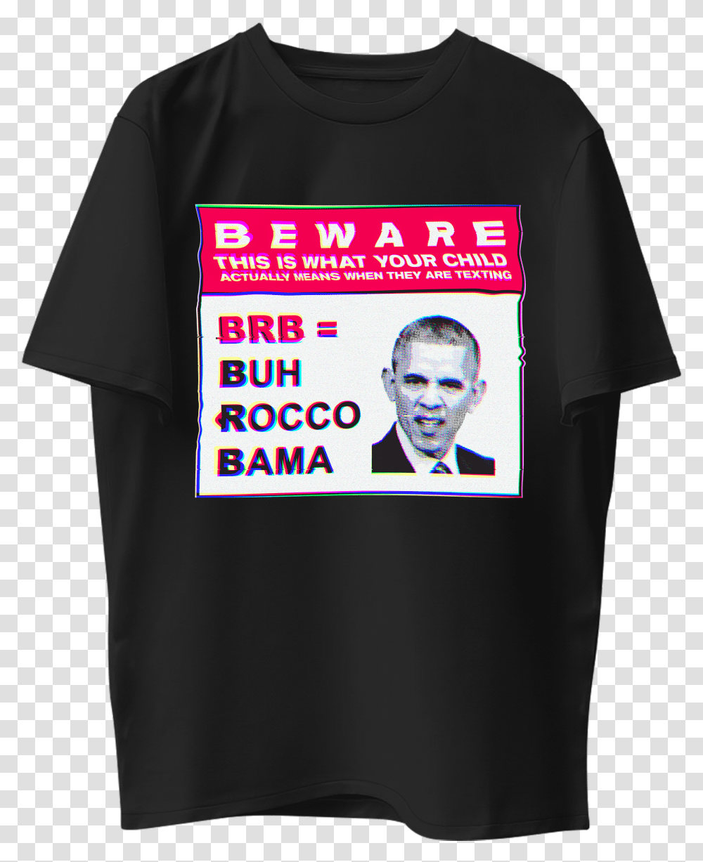 Brb Tee Active Shirt, Clothing, Apparel, T-Shirt, Person Transparent Png