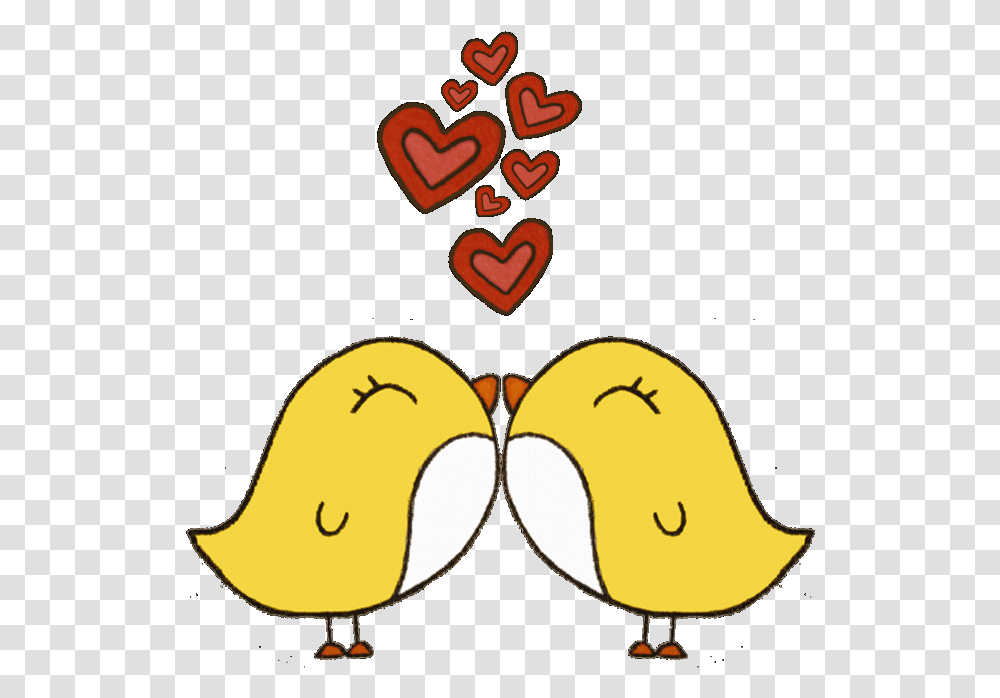 Brds Clipart Love Bird Love You Animated Clip Art, Label, Plant, Sticker Transparent Png