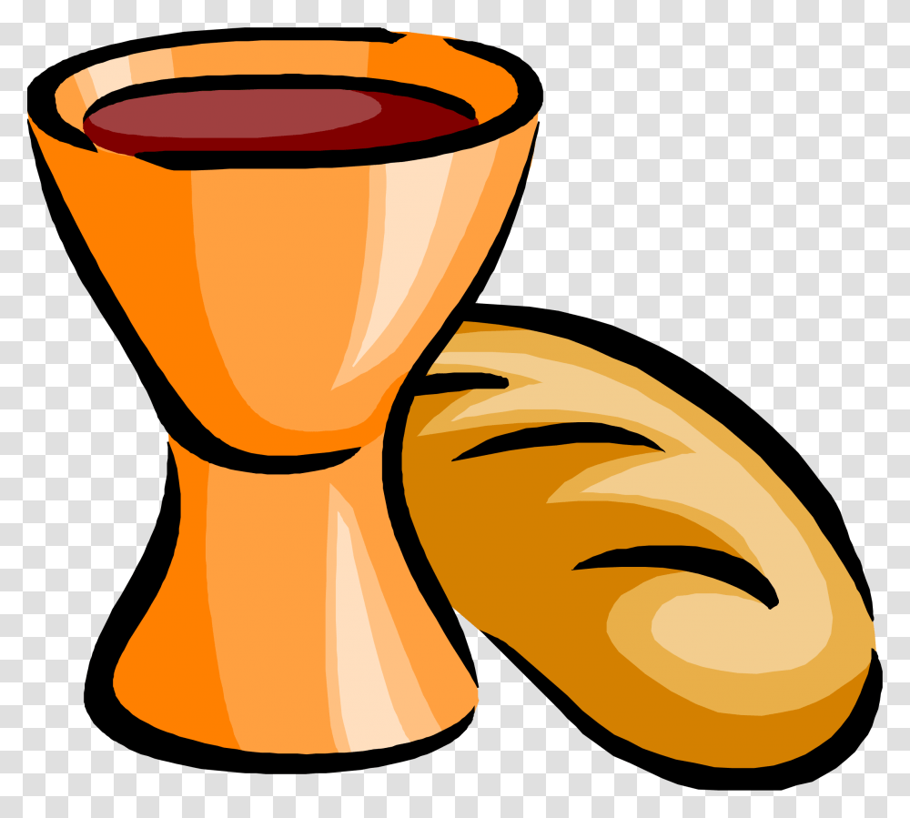 Bread And Wine Clipart, Glass, Drum, Percussion, Musical Instrument Transparent Png