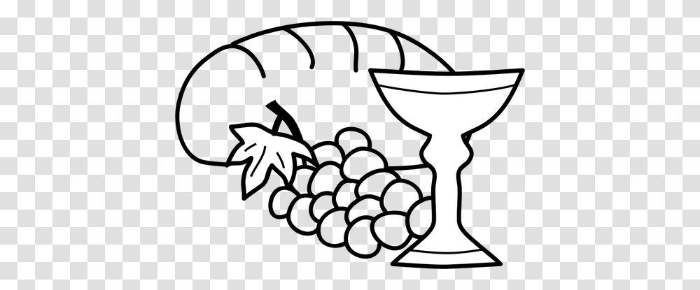 Bread And Wine, Glass, Goblet, Lamp Transparent Png