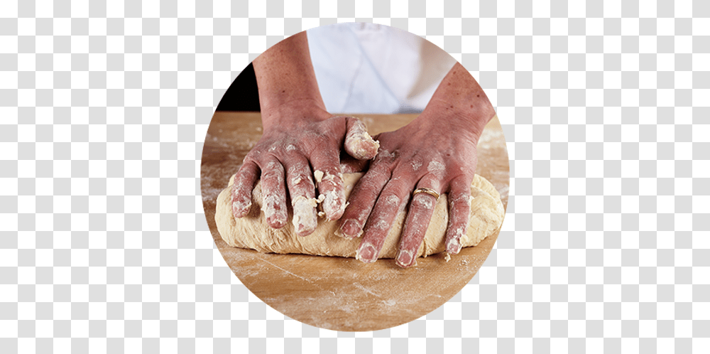 Bread Baking Classes Meat, Food, Dough, Hot Dog, Person Transparent Png