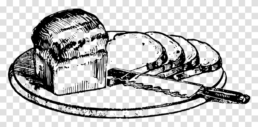 Bread Black And White, Gray, World Of Warcraft Transparent Png
