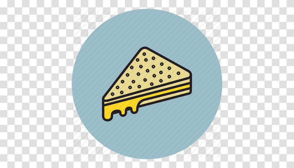 Bread Cheese Food Grilled Sandwich Icon, Triangle, Field, Countryside, Outdoors Transparent Png