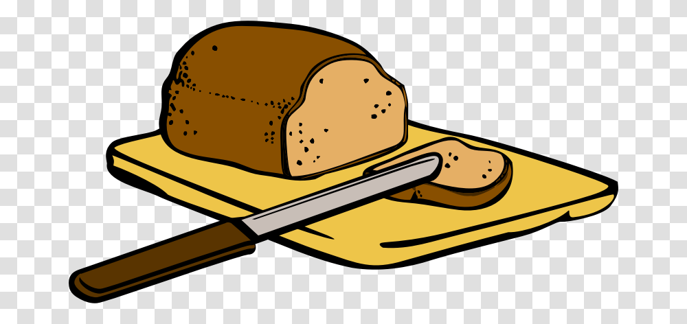 Bread, Food, Lunch, Cutlery Transparent Png