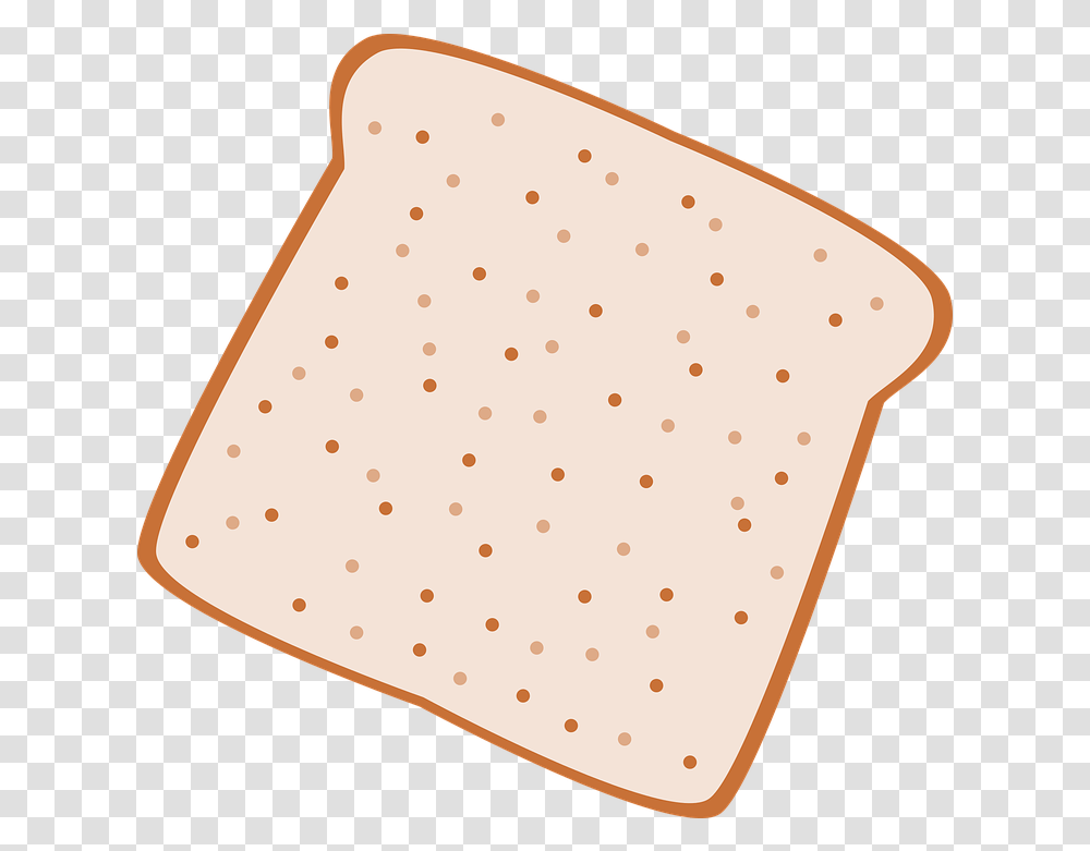 Bread Slice Wholemeal Free Vector Graphic On Pixabay Polka Dot, Food, Rug, Cracker, Sweets Transparent Png