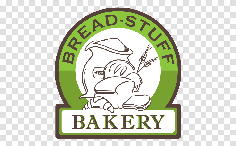 Bread Stuff Bakery Logo, Label, Text, Poster, Advertisement Transparent Png