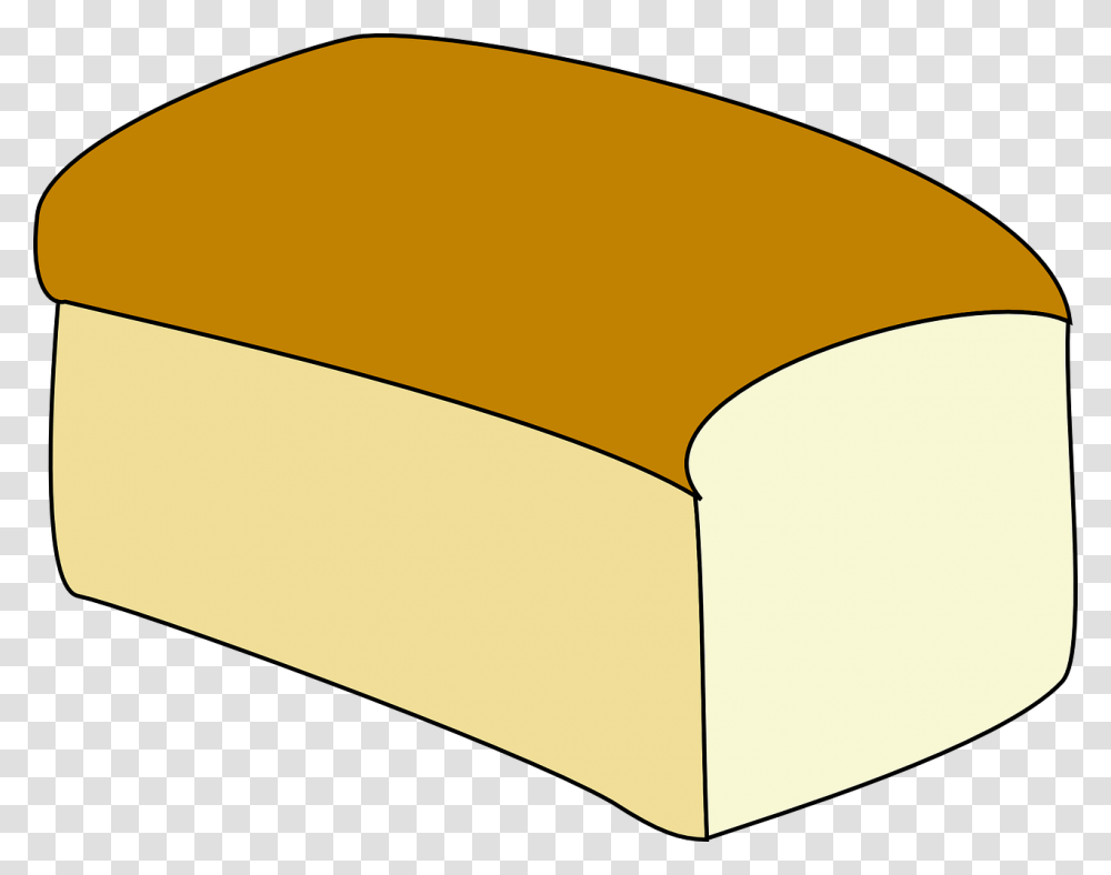 Bread With A Face, Furniture, Couch, Food, Tape Transparent Png