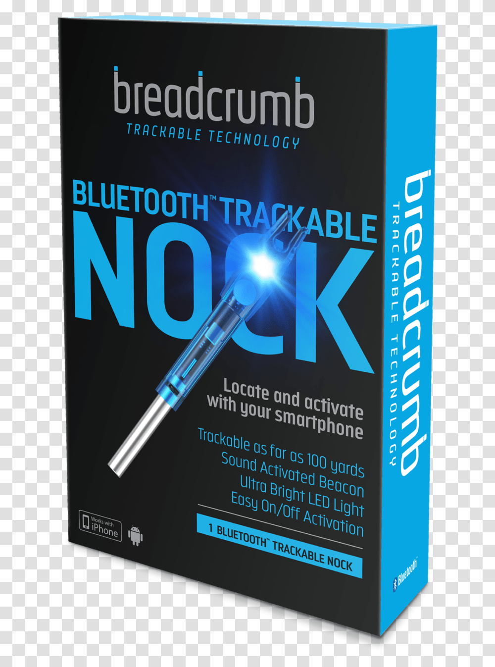 Breadcrumb Bluetooth Nock Packaging Hunting Bluetooth Trackable Arrow Nock, Advertisement, Poster, Flyer, Paper Transparent Png