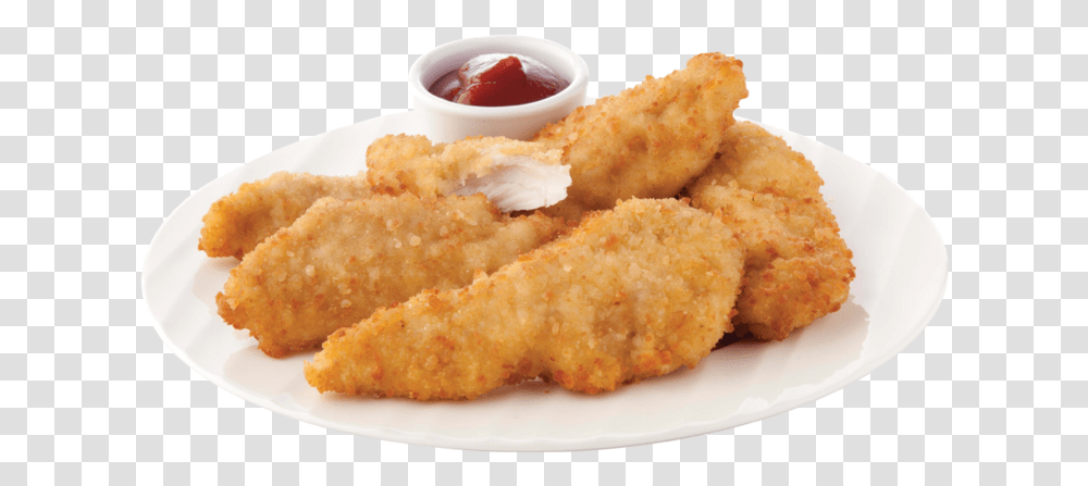 Breaded Chicken Goujons, Fried Chicken, Food, Nuggets, Dish Transparent Png