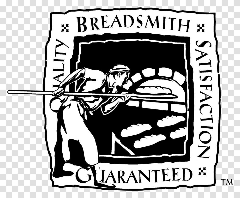 Breadsmith Guaranteed Logo & Svg Vector Illustration, Text, Stencil, Sport, Sports Transparent Png