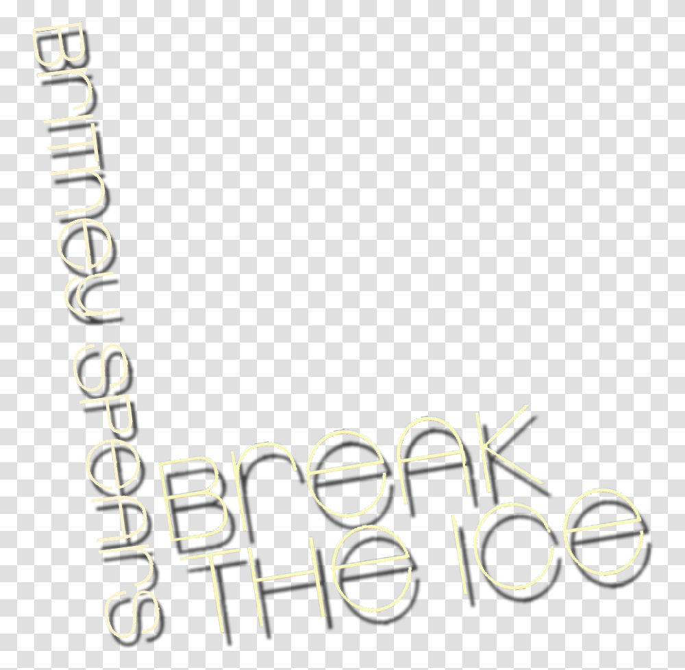 Break The Ice Logo 3 Britney Spears Logo, Alphabet, Number Transparent Png