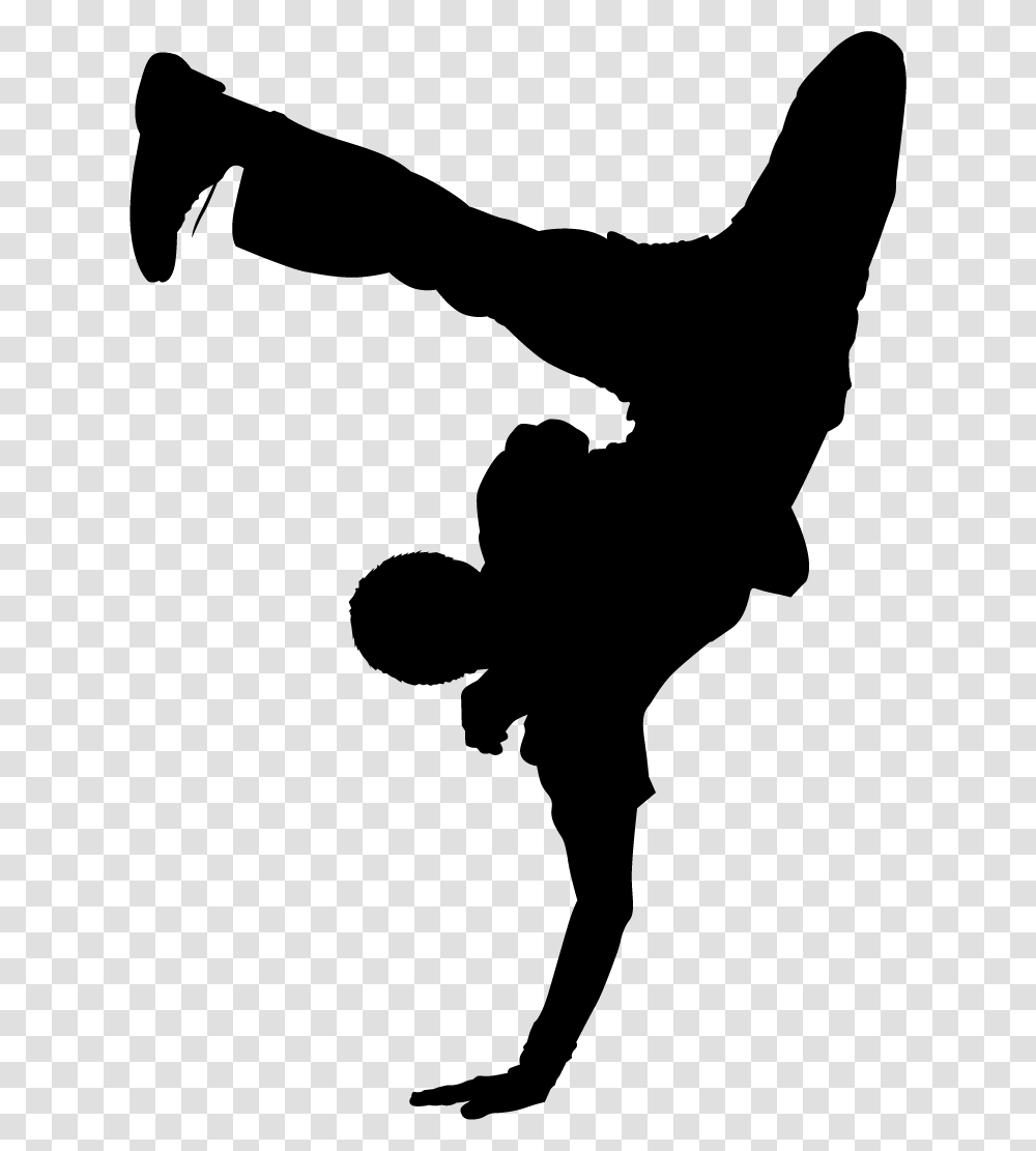 Breakdancing Silhouette, Person, Human, Stencil, Cupid Transparent Png