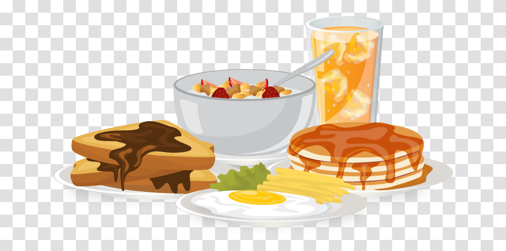 Breakfast Brunch Food Bread Egg, Meal, Dish, Dinner, Glass Transparent Png