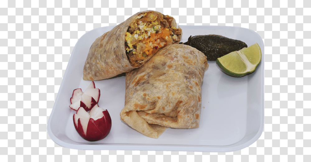 Breakfast Burrito 7 Dish, Bread, Food, Plant Transparent Png