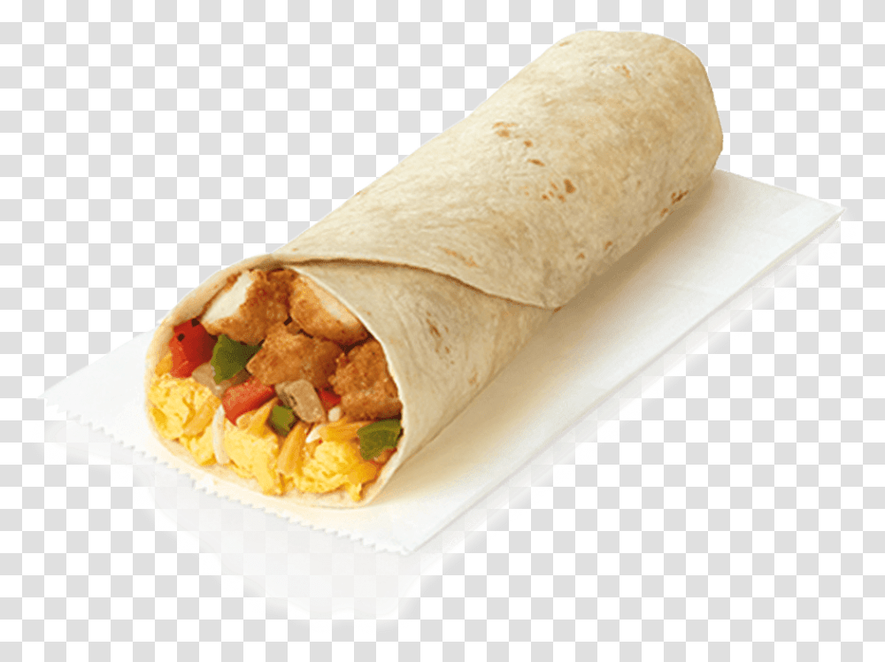 Breakfast Burrito Chick Fil, Food, Bread, Hot Dog, Lunch Transparent Png