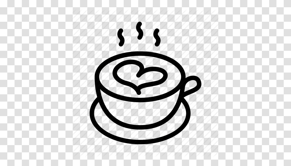 Breakfast Cappuccino Coffee Foam Food Heart Nutrition Icon, Pot, Alarm Clock Transparent Png