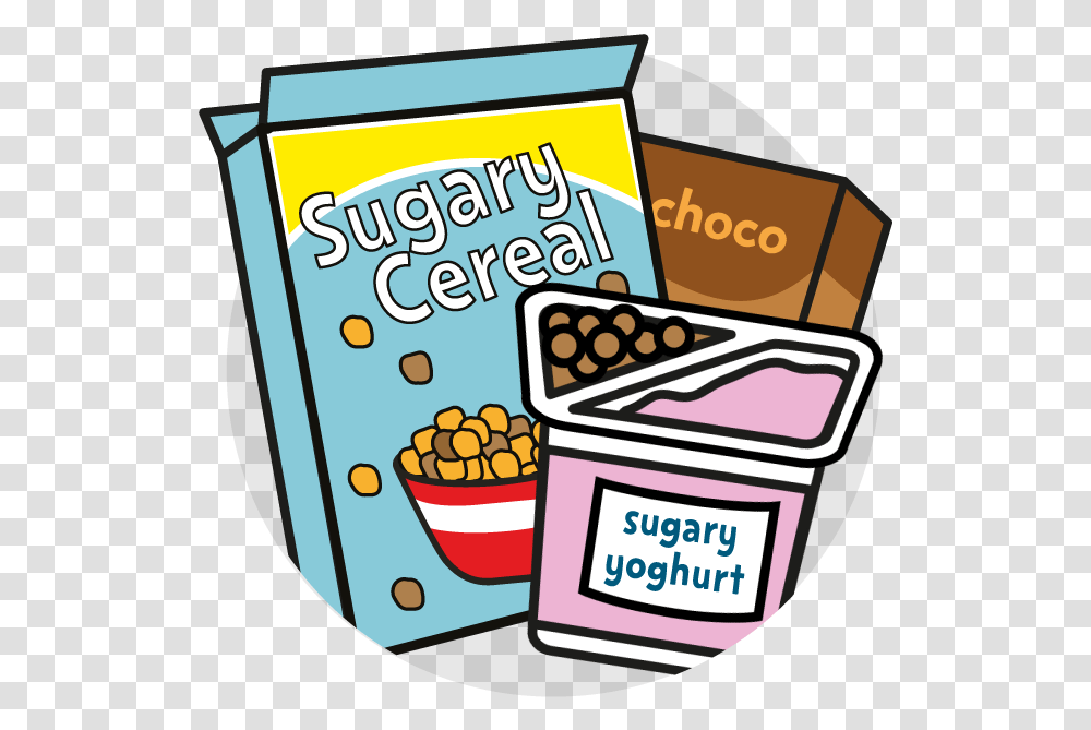 Breakfast Cereals And Yoghurts Cereal Clipart, Label, Food, Snack Transparent Png