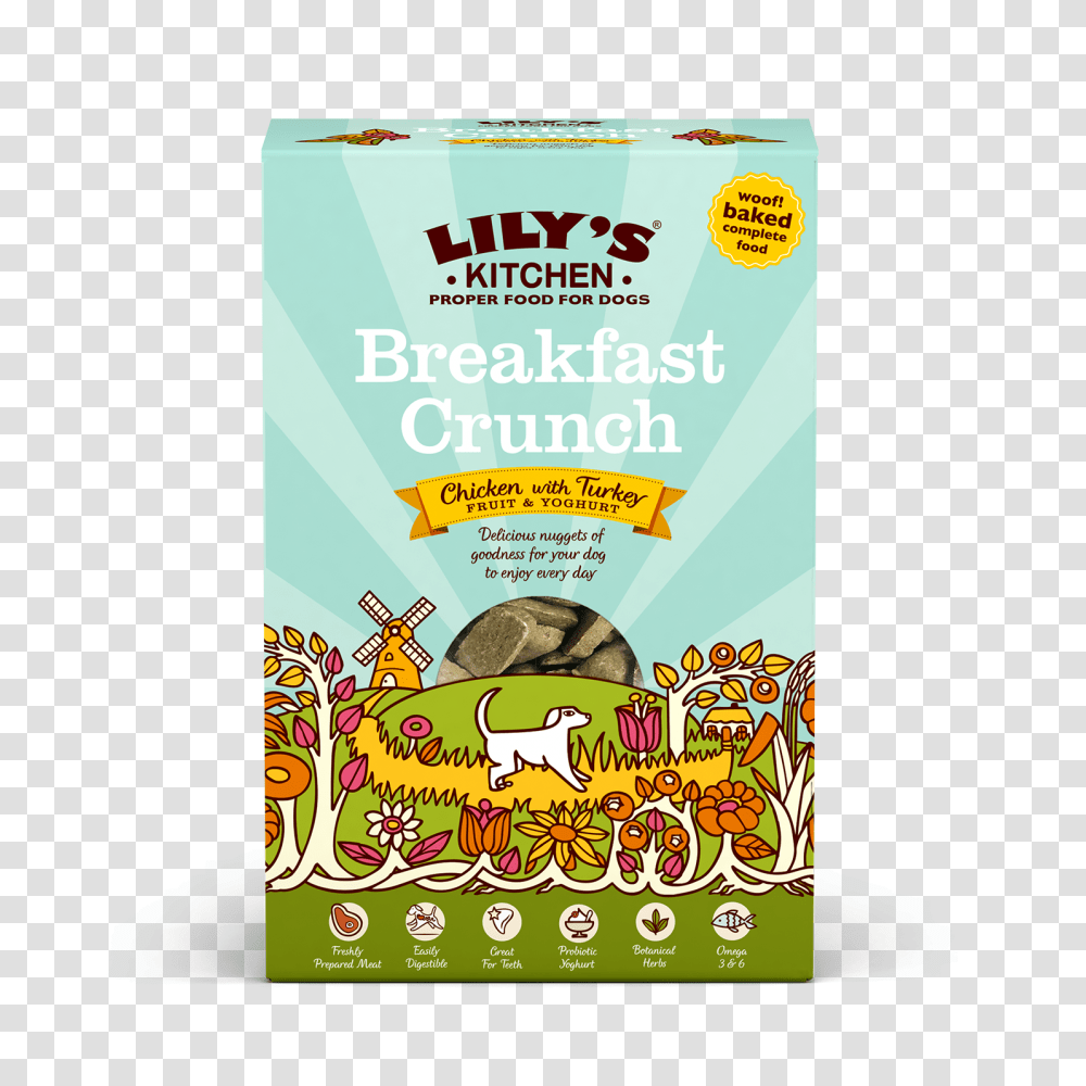 Breakfast Crunch Dry Food For Dogs Lilys Kitchen, Advertisement, Poster, Flyer, Paper Transparent Png