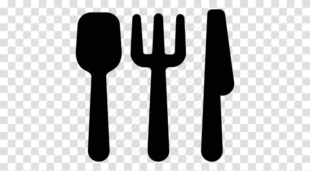 Breakfast Dinner Food Fork Knife Lunch Spoon Icon, Cutlery Transparent Png