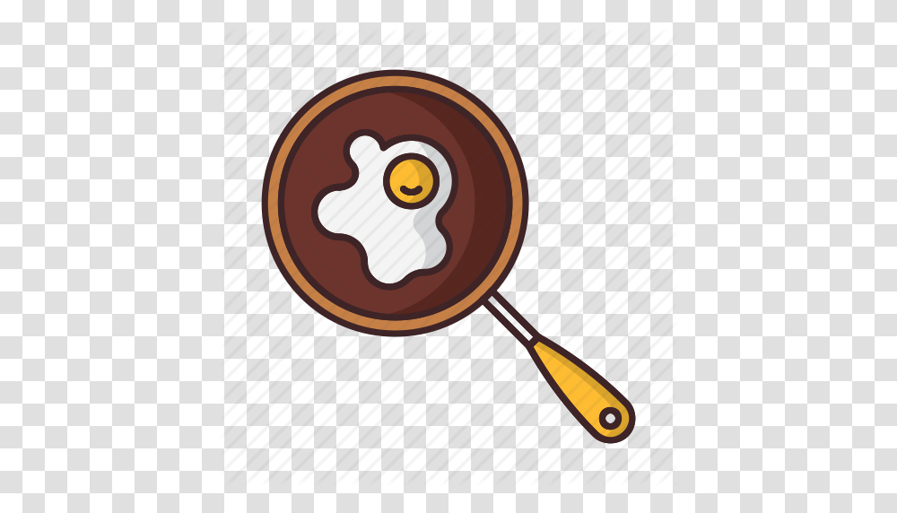 Breakfast Eggs Food Pan Scrambled Icon, Frying Pan, Wok, Racket Transparent Png
