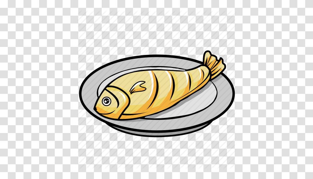 Breakfast Fish Food Healthy Lunch Icon, Plant, Dish, Meal, Banana Transparent Png