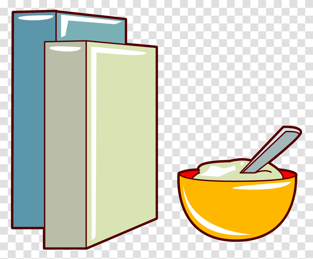 Breakfast Food Clipart Free Download Cereal Box Clipart Background, Bowl, Text Transparent Png