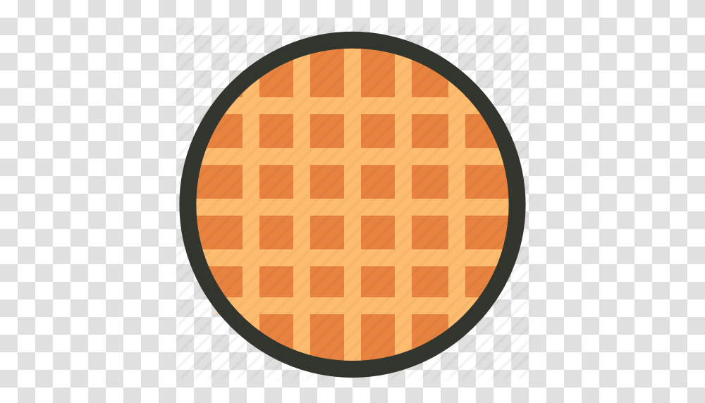 Breakfast Food Toast Waffle Icon, Rug, Palette, Paint Container Transparent Png