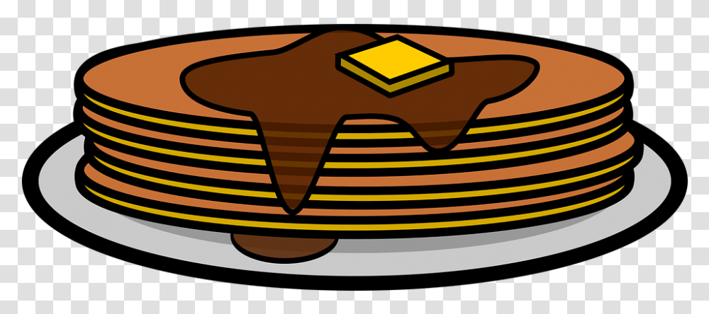 Breakfast Pancakes Stack Syrup Pancake, Birthday Cake, Dessert, Food, Label Transparent Png