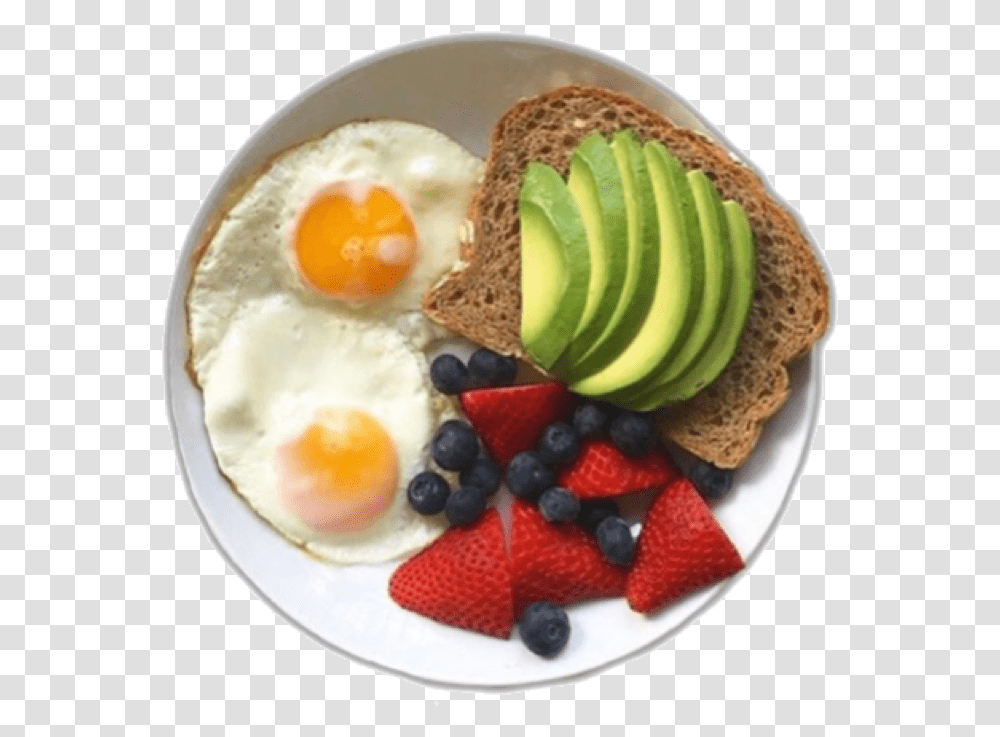 Breakfast Plate Food Freetoedit Breakfast, Plant, Meal, Fruit, Dish Transparent Png