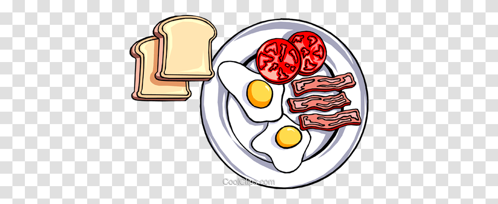 Breakfast Royalty Free Vector Clip Art Illustration, Food, Egg Transparent Png