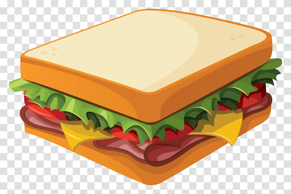 Breakfast Sandwich Cliparts, Food, Burger, Box, Lunch Transparent Png