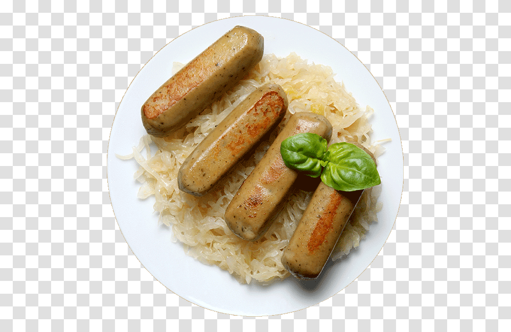 Breakfast Sausage Mini Bratwurst, Food, Meal, Dish, Plant Transparent Png