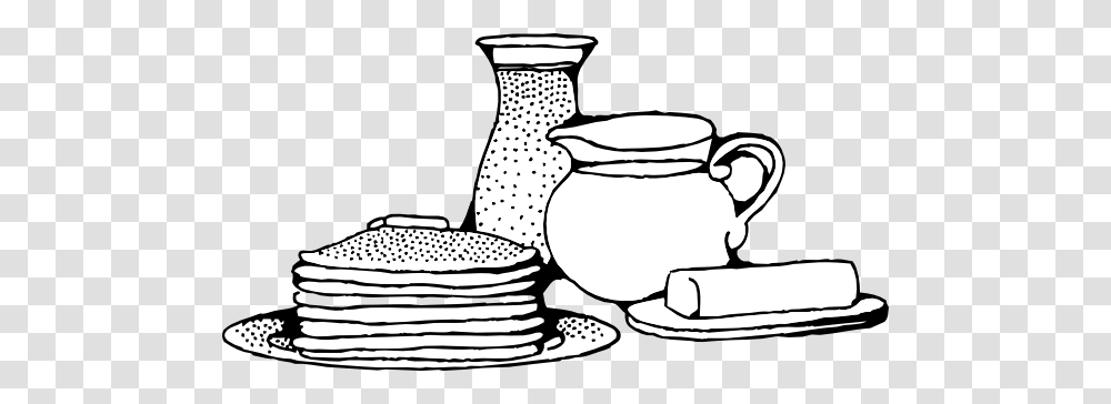 Breakfast With Pancakes Clip Art, Pottery, Jug, Cushion, Meal Transparent Png