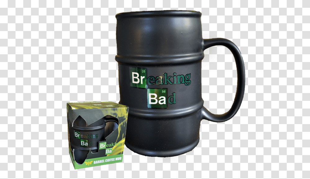Breaking Bad Barrel Mug, Coffee Cup, Milk, Beverage, Drink Transparent Png