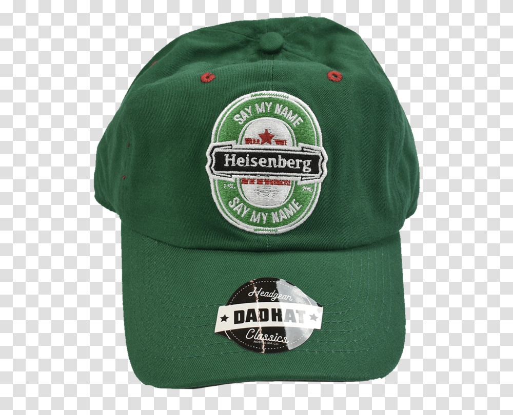 Breaking Bad Green Dad Hat Baseball Cap, Clothing, Apparel, Text, Symbol Transparent Png