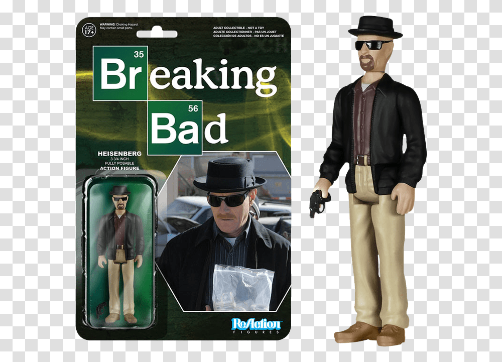Breaking Bad Heisenberg Reaction Figurefun5408 Ebay Breaking Bad Reaction Figures, Sunglasses, Person, Hat, Clothing Transparent Png